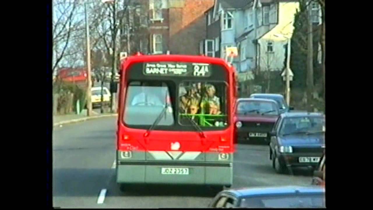 Bus variety Enfield, Edmonton, Wood Green, Turnpike Lane in 1991
