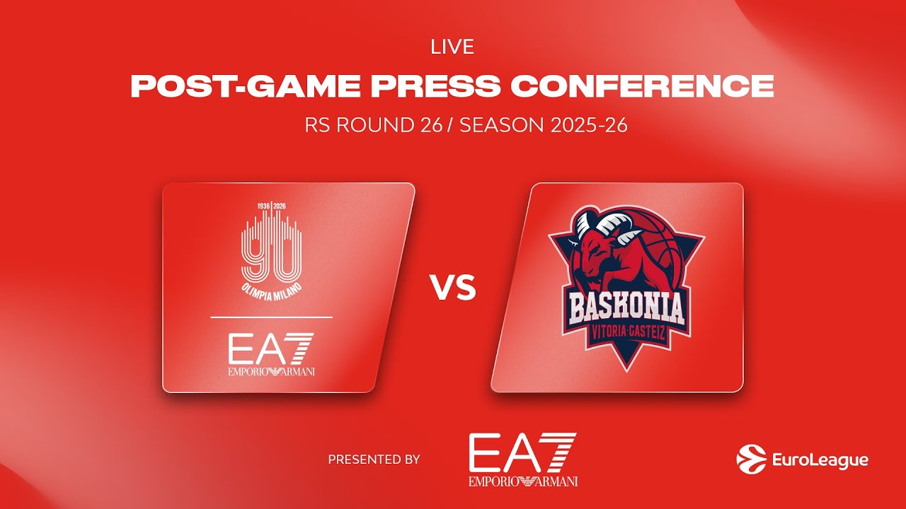 Live dalla Sala Stampa Olimpia Milano - Baskonia
