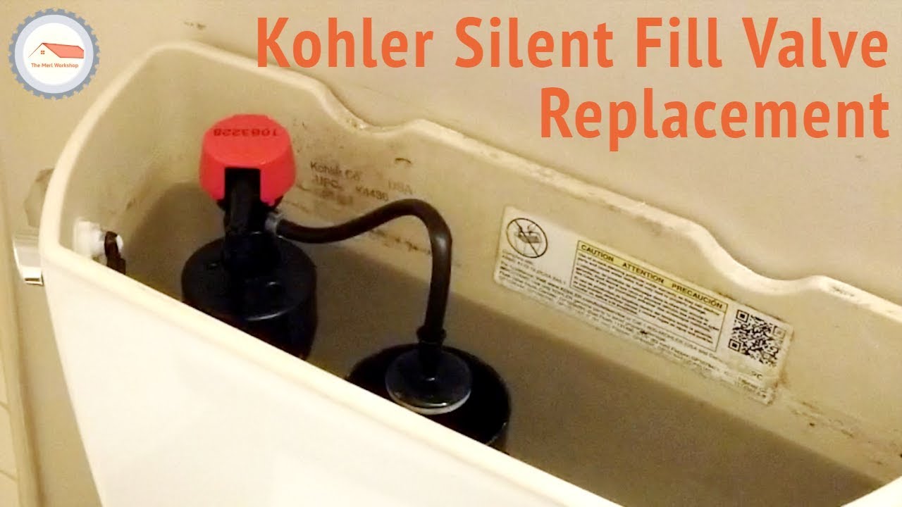 Как починить текущий унитаз — замена бесшумного наполнительного клапана Kohler