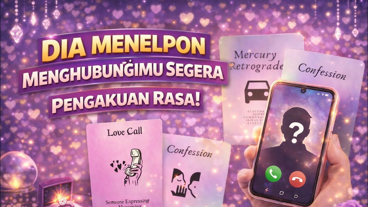 😱📞 PENGAKUAN TERBONGKAR‼️ DIA RINDU, MENYESAL, MINTA MAAF💔 MAU BALIK LAGI & TELPON KAMU SEKARANG🔥❤️