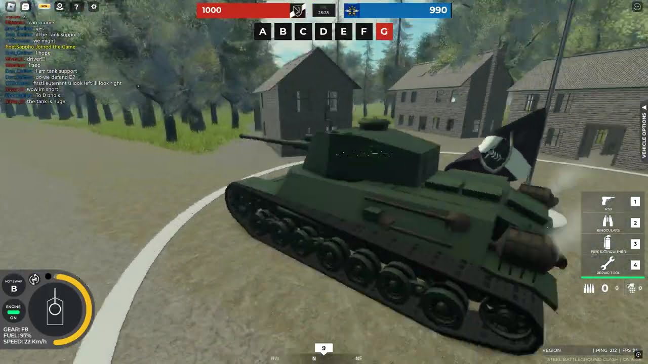 my average gameplay in Steel Battleground Clash (SBC)