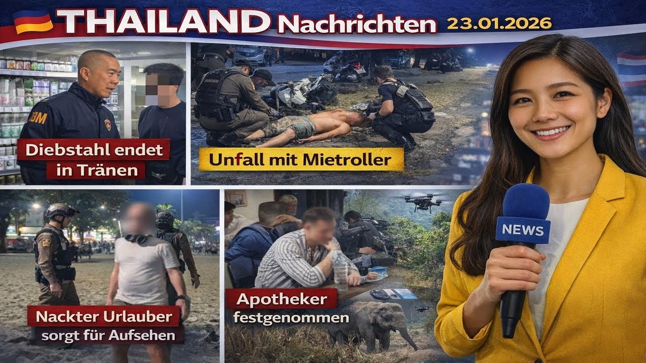 🔴 THAILAND News: 😭 Deutscher in Tränen👮‍♂️ Insel-Razzia💸 Baht-Schock 🐘 Elefanten-Drama 23.01.2026 🇹🇭