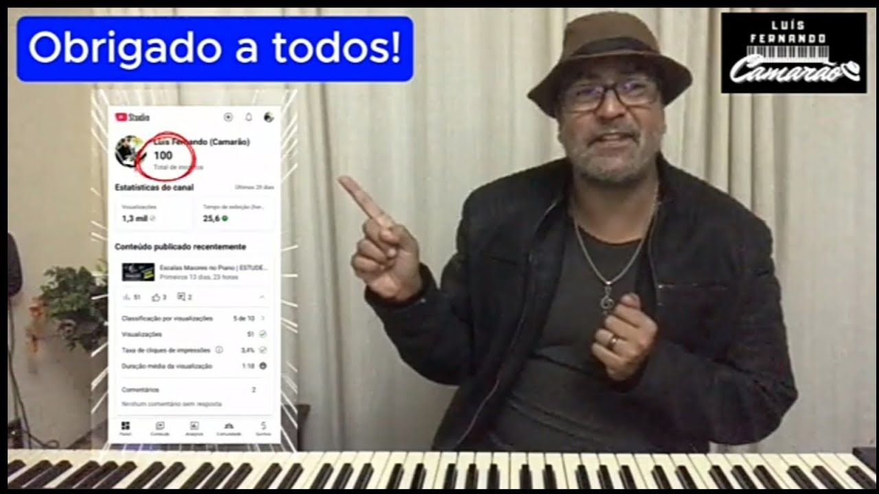 GRATIDÃO | Agradeço desde já aos Inscritos (as) no Canal!