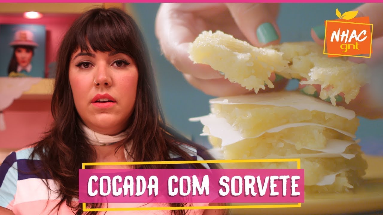 Cocada feita no forno com sorvete de tapioca supercremoso | Raíza Costa | Rainha da Cocada