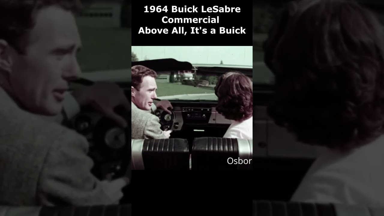 Рекламный ролик Buick LeSabre 1964 года. Прежде всего, это Buick. 