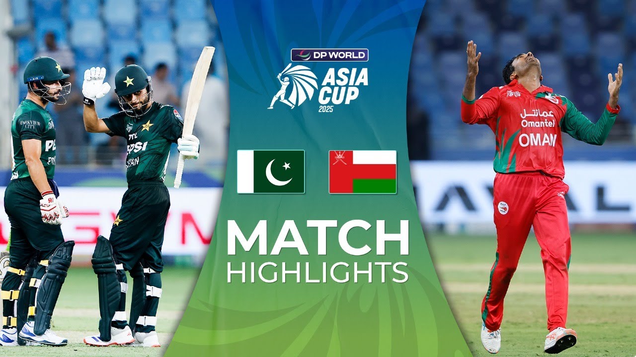 Match 4 | Pakistan vs Oman | Match Highlights | DP World Asia Cup 2025