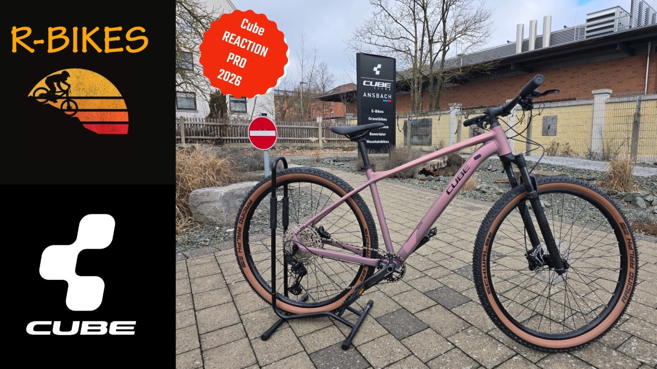 CUBE Reaction Pro 2026 shiftblush´n´black  Walkaround | Full Specs & First Look at the XC Hardtail