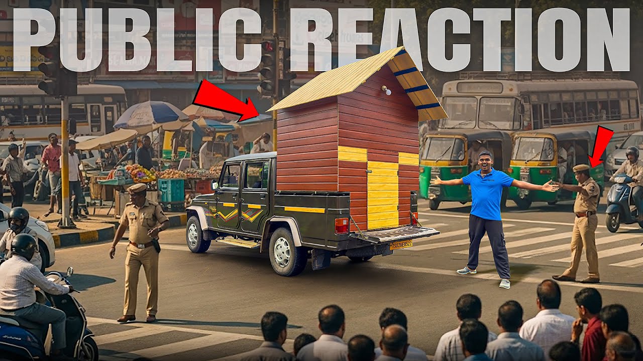 PUBLIC REACTION on CAR HOUSE 😱😱 Telugu Experiments