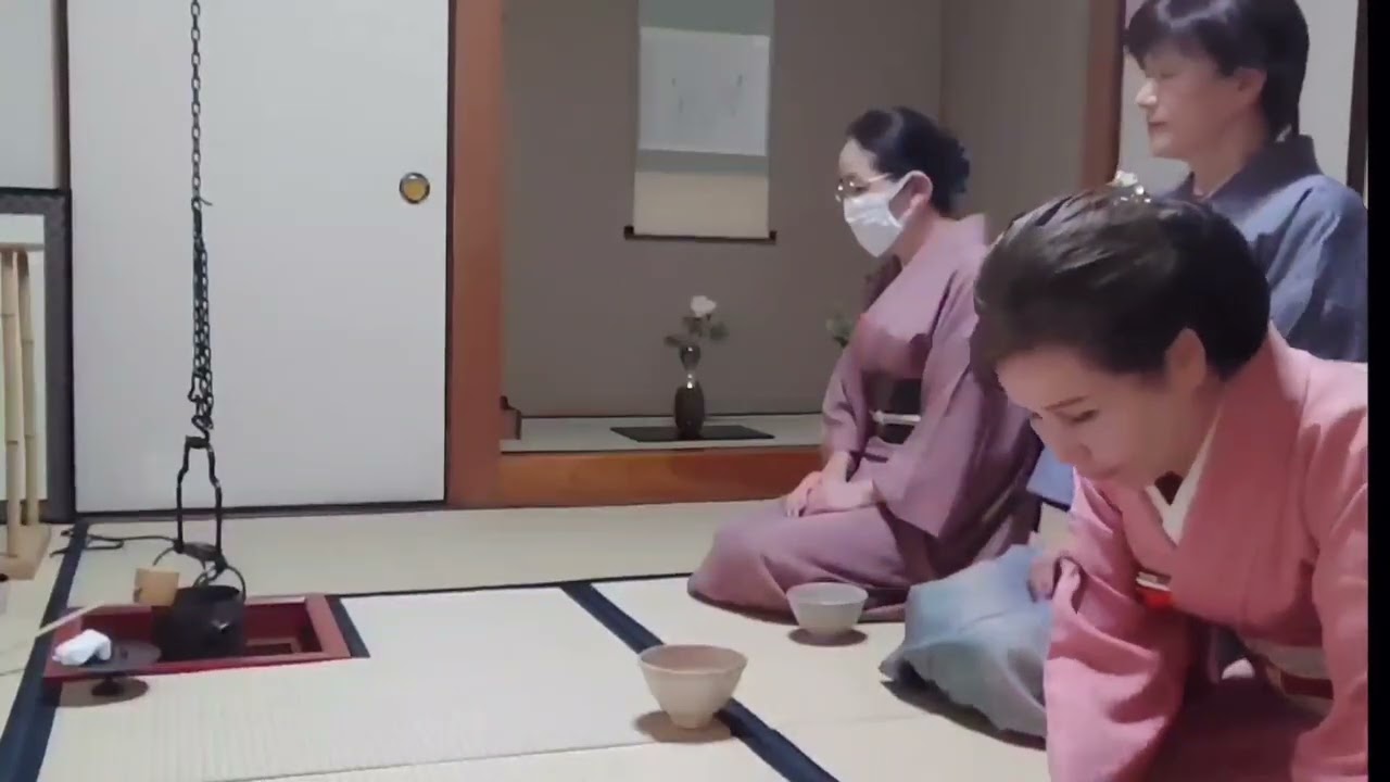 茶の湯 /  奥伝「行之行台子・炉」お客様のお稽古・4月23日 / 楽しいお稽古😊