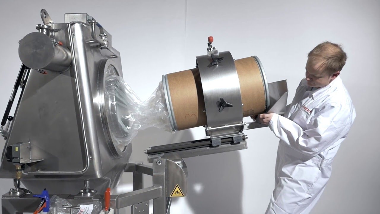 Hecht Technologie Containment drum discharging CFE-K englisch HD