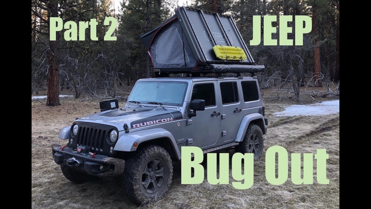Coronavirus Bug Out Pt 2 - Jeep Bugout Adventure