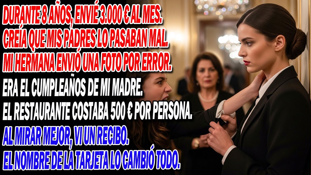 💔Pasé hambre y ahorré cada centavo para mis padres durante 8 años😈hasta que la verdad salió a la luz
