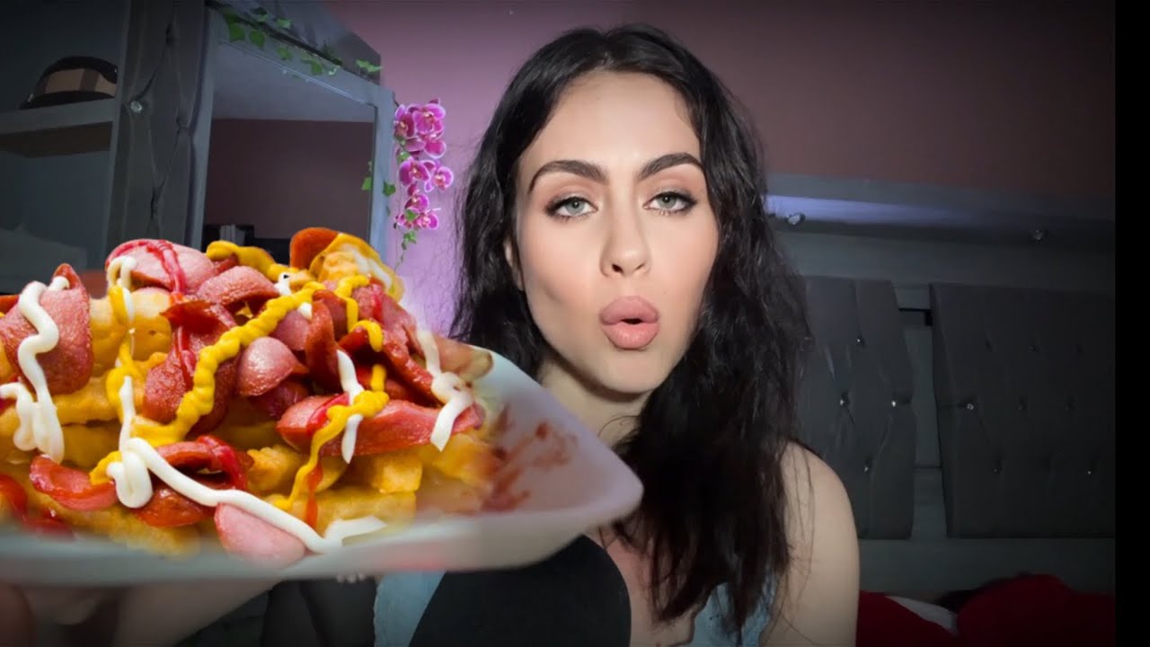 Asmr Comiendo Salchipapa/ Asmr Tema: Britney Spears