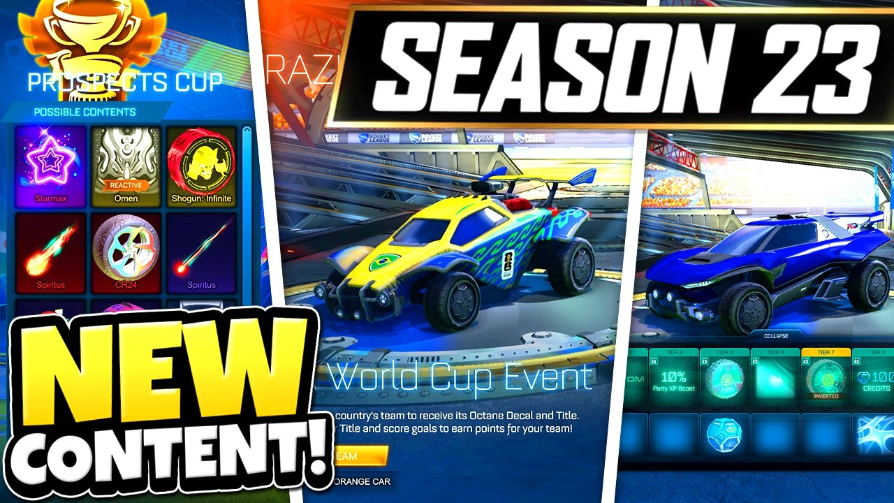 ALL NEW CONTENT in Season 23! (World Cup LTE, Rocket Pass, Rewards + more!)