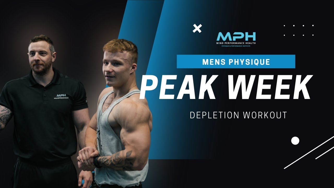 Mens Physique Athlete ICN Peak Week Depletion Workout