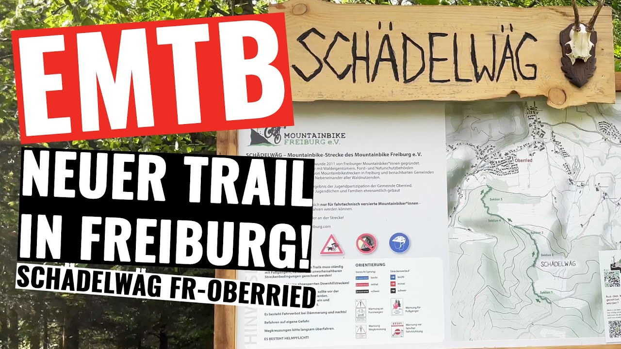 SCHÄDELWÄG FREIBURG - NEUER TRAIL in Oberried mit dem EMTB