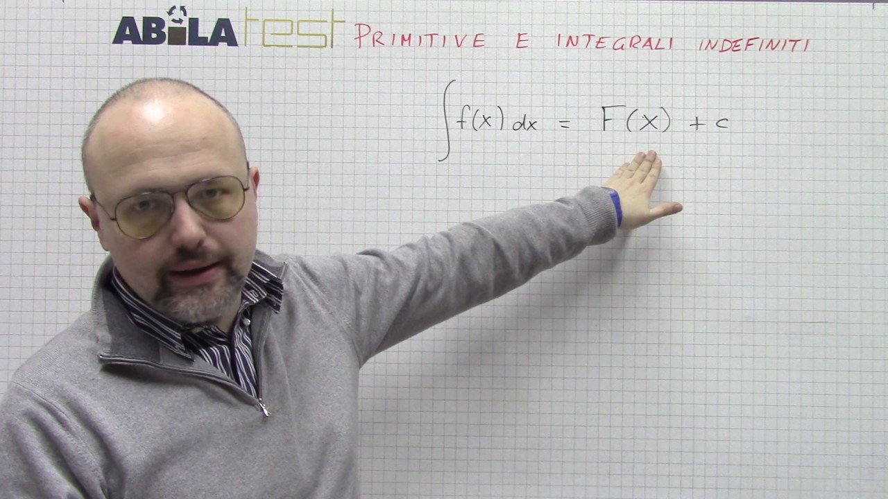 MATEMATICA - PRIMITIVE E INTEGRALI INDEFINITI