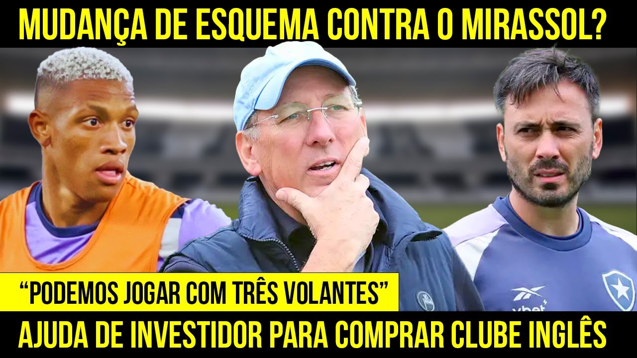 DAVIDE ANALISA NOVO DESENHO T&Aacute;TICO PARA O TIME | CRISE FINANCEIRA? OS NOVOS PASSOS DE JOHN TEXTOR