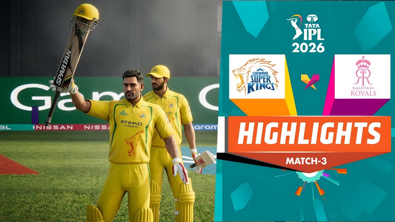 TATA IPL 2026🏆| CSK vs RR | MATCH-3🏏| Latest Jerseys & Updated Squads