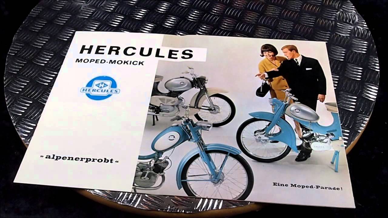 Hercules Moped-Mokick Eine Moped-Parade 1965 221 T 