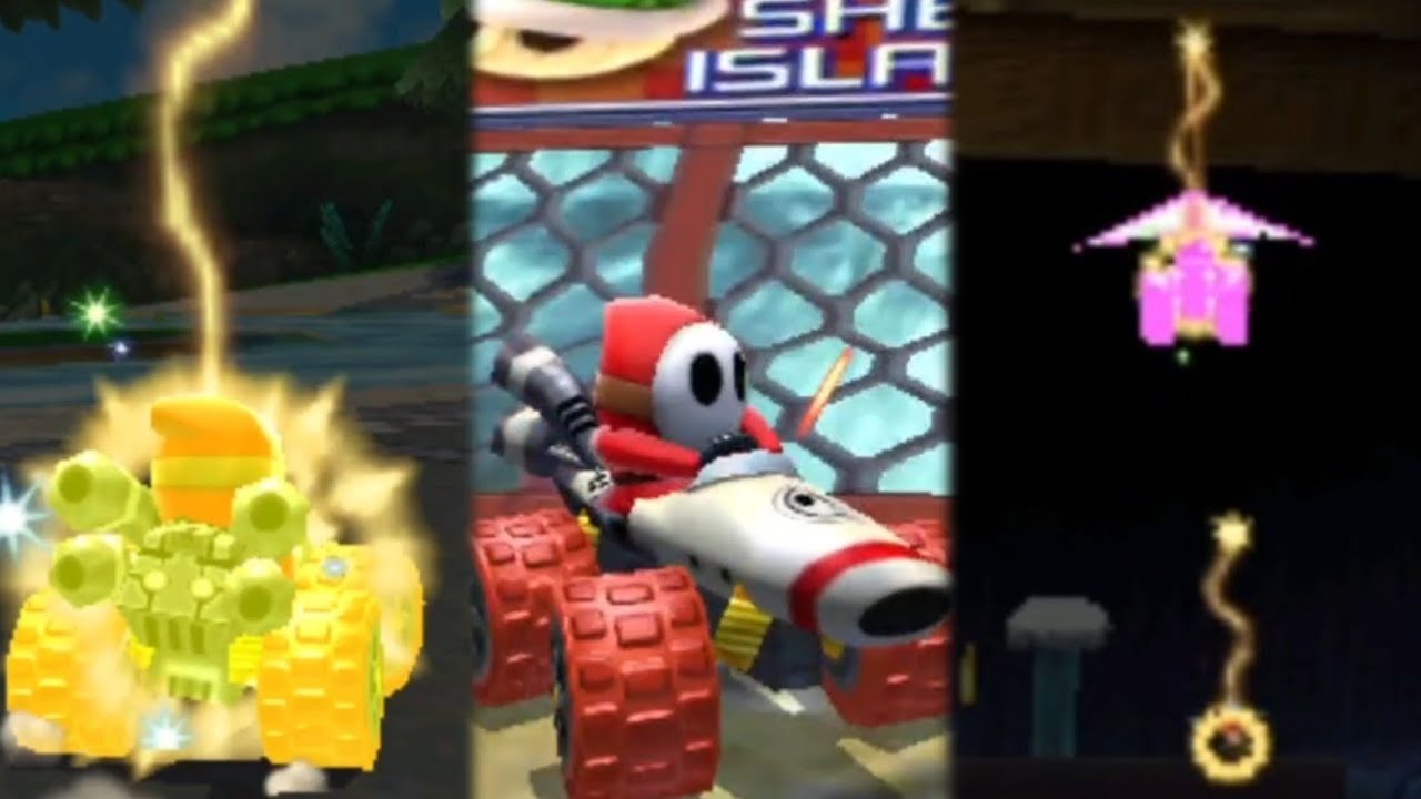 Mario Kart 7 - Some 150cc Shy Guy Shock Dodging Highlights