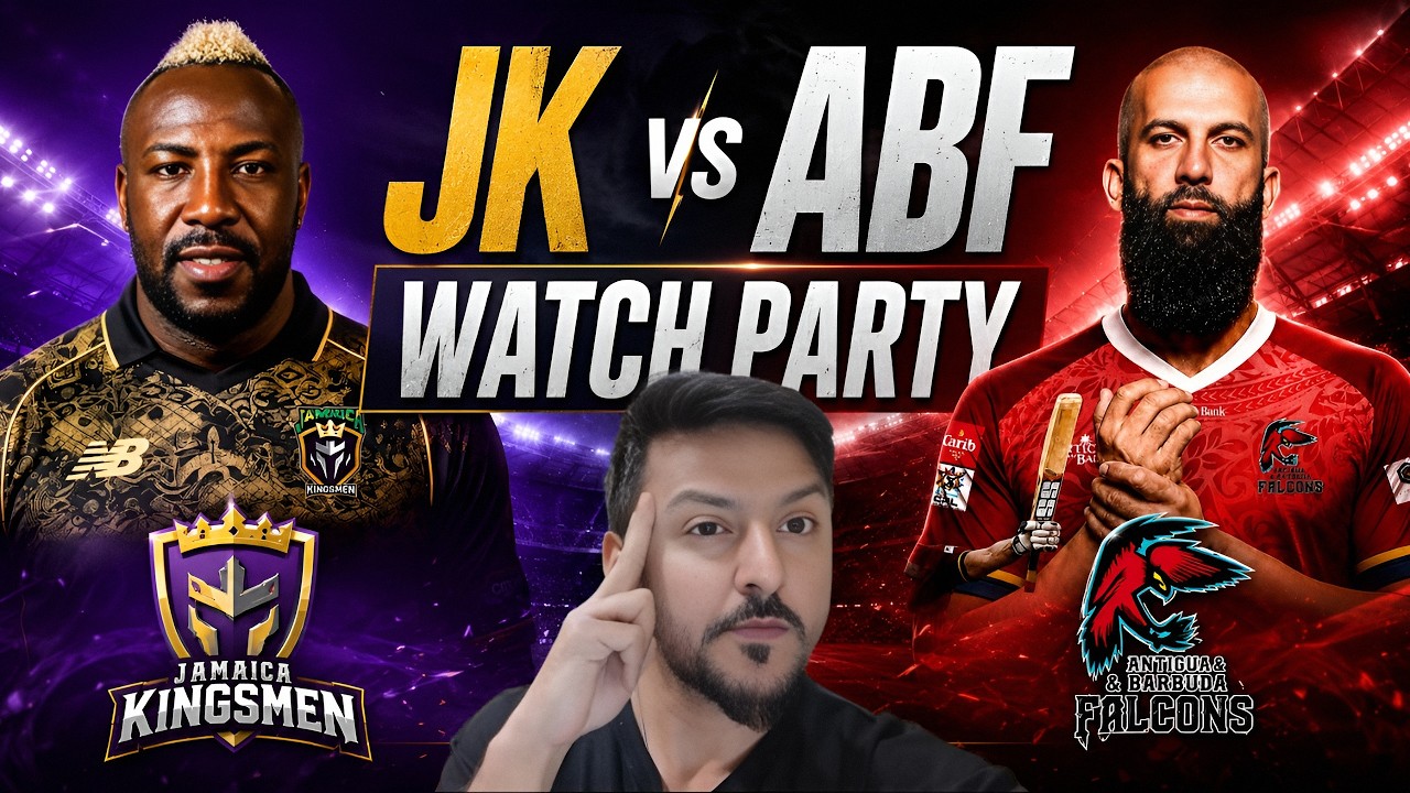 JK vs ABF LIVE |  CPL 2026 BEGINS! | Fresh Pitch, BIG Prediction & Raw Emotions 🔥 Chat Reaction