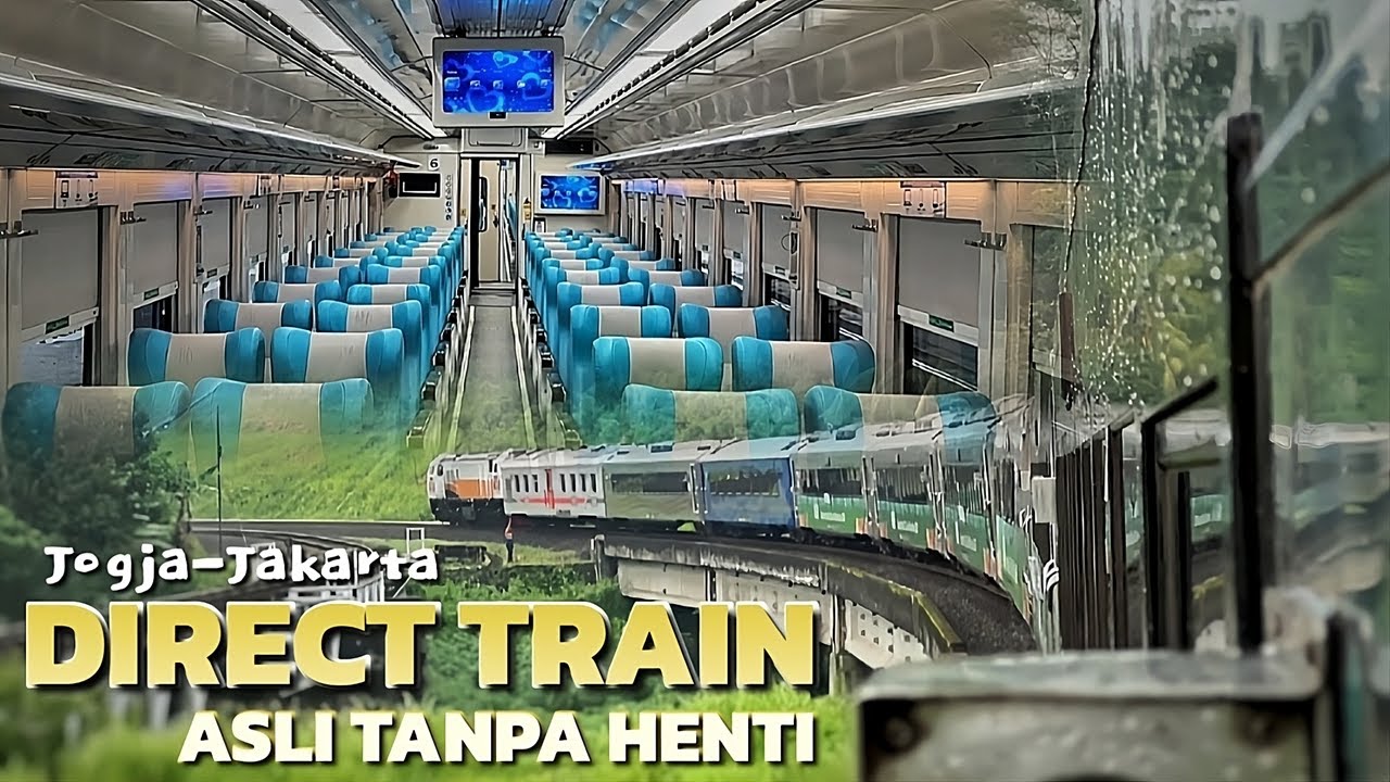 BABLAS TERUS 😱 THE REAL NONSTOP DIRECT TRAIN Jogja - Jakarta Jadi Kenyataan 🤩