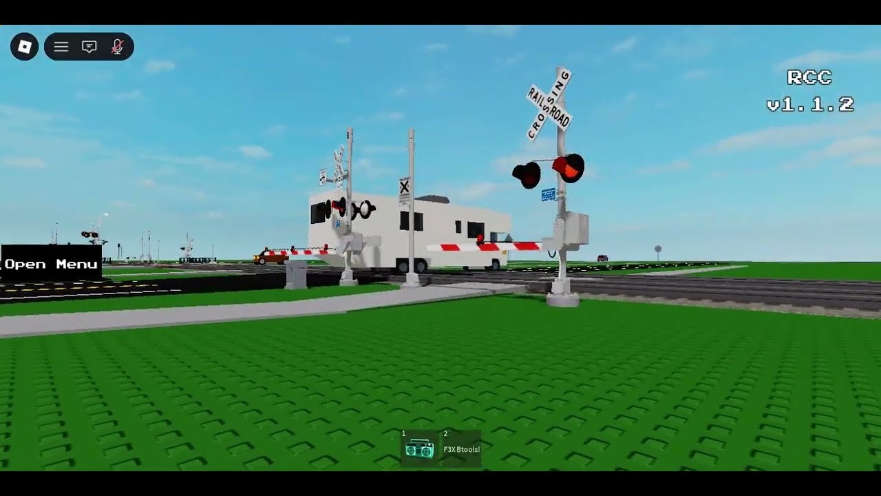 Realistic Looking Railroad Crossing in RCC