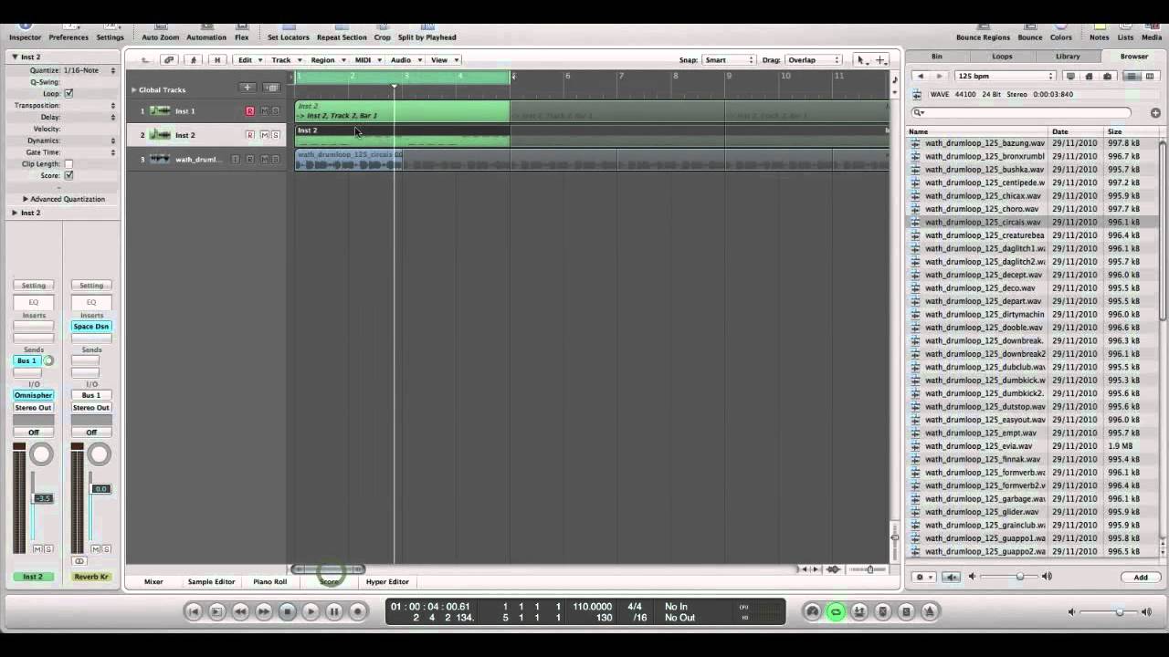 Wprowadzenie do Logic Pro 9 - część 3