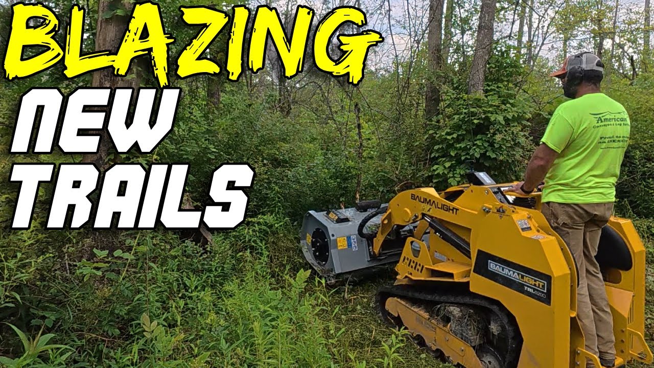 The Perfect Trail Mower: Clearing Land with a Mini Skid Steer