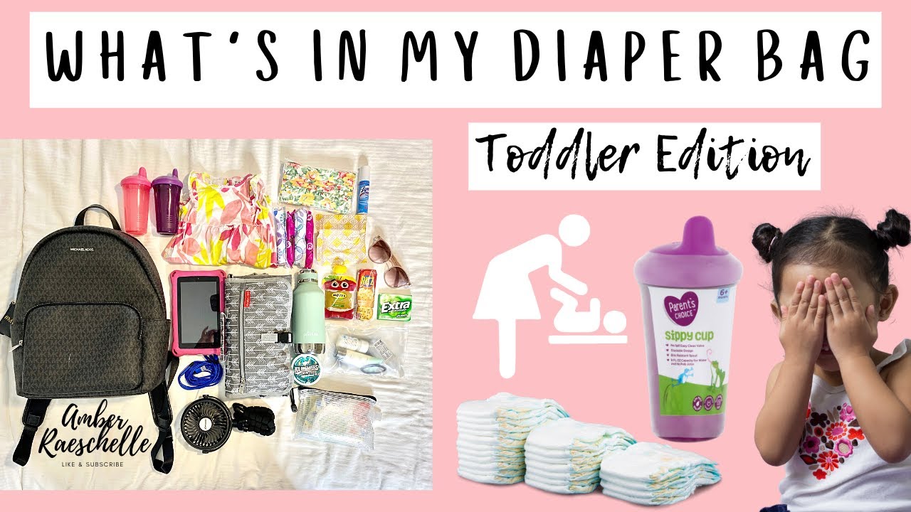 WHAT'S IN MY DIAPER BAG 2021 | TODDLER DIAPER BAG ESSENTIALS