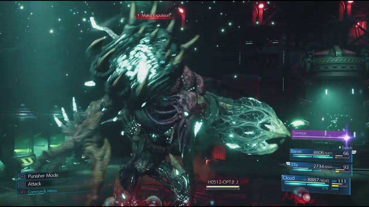 FINAL FANTASY VII REMAKE - BEATING SPECIMEN H0512 HARD MODE