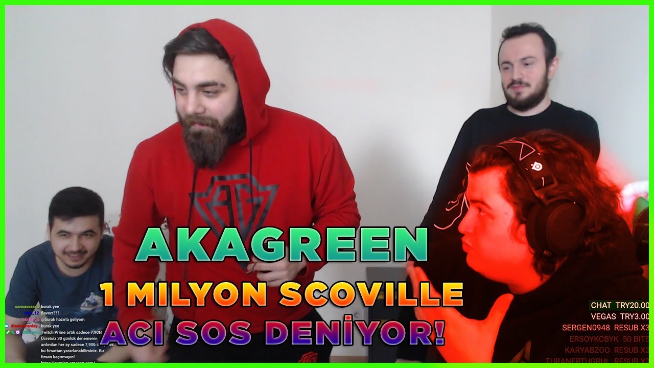 AKAGREEN EKİPLE ACI SOS DENİYOR (1M Scoville) /w Zkra Burak Rayz Emre