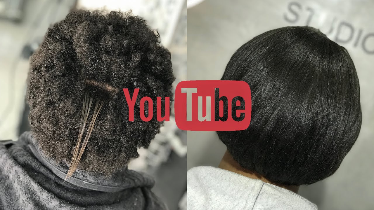 ALISAMENTO EM CABELO CRESPO 4B COM ORGAN SINGLE PASS PRANCHA PRO 480 DA MQ