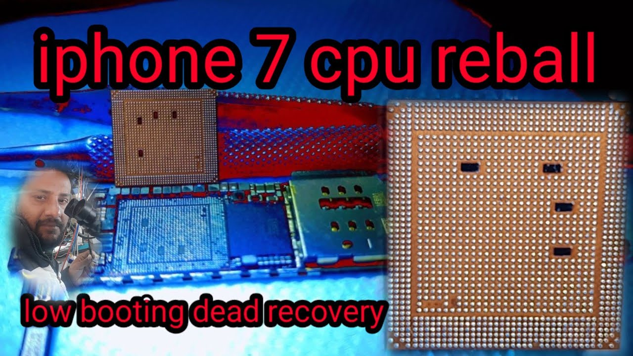 iphone 7 dead solution, iphone 7 cpu reball