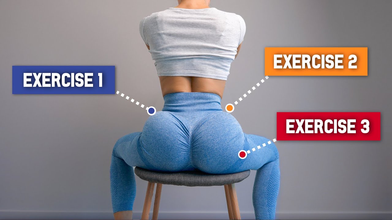 3 BEST EXERCISES to Grow Your Booty - Target All Booty Muscles! No Equipment, At Home Workout