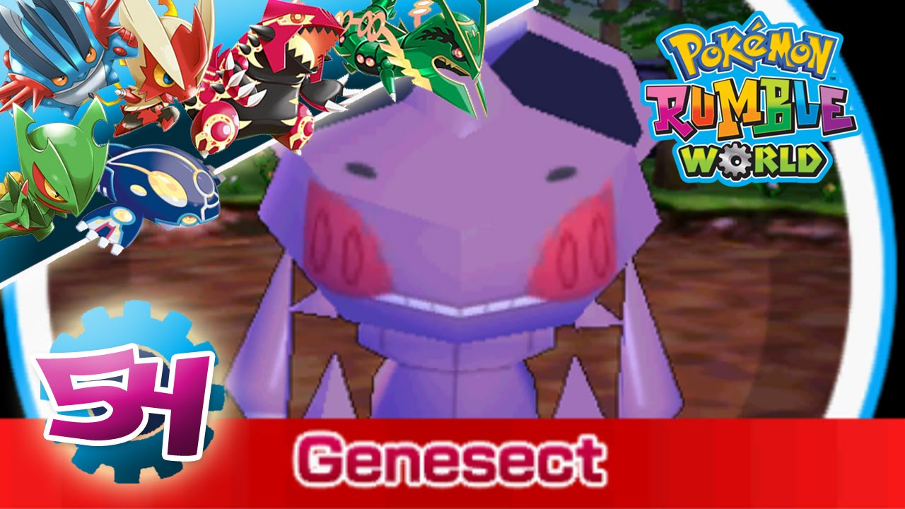POKÉMON RUMBLE WORLD Épisode #54 GENESECT LE POKEMON LEGENDAIRE MODIFIÉ ! Let's Play Français !