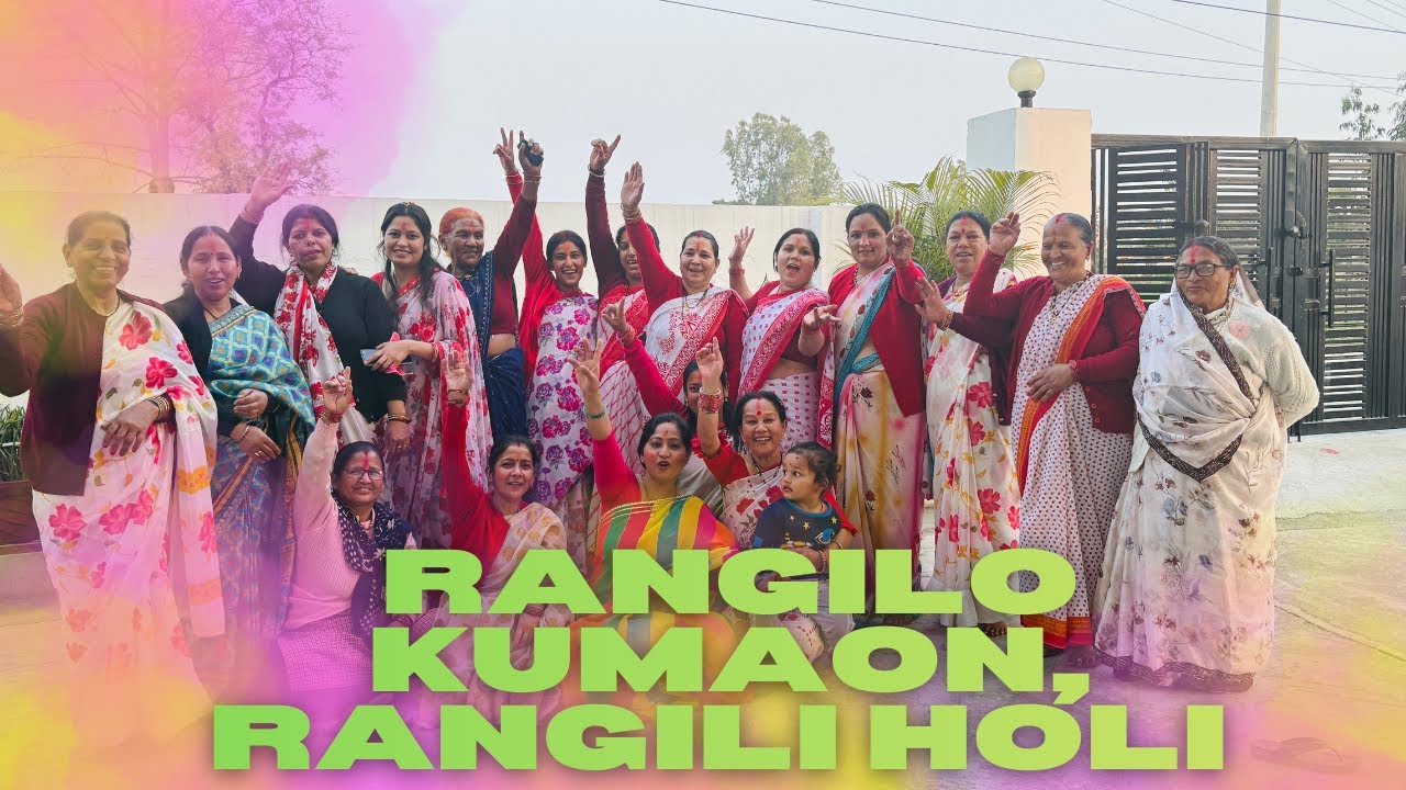 Uttarakhand Ki Rangili Holi 🌈 | Pahadi Andaaz Mein Celebration”