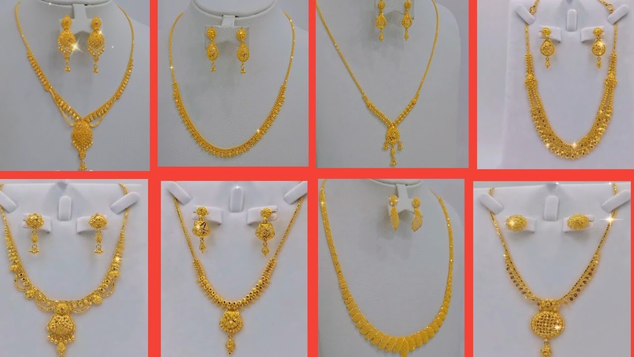 Latest Light Weight Gold Necklace Designs with Weight and Price 2026//Trendy & Bridal Collection