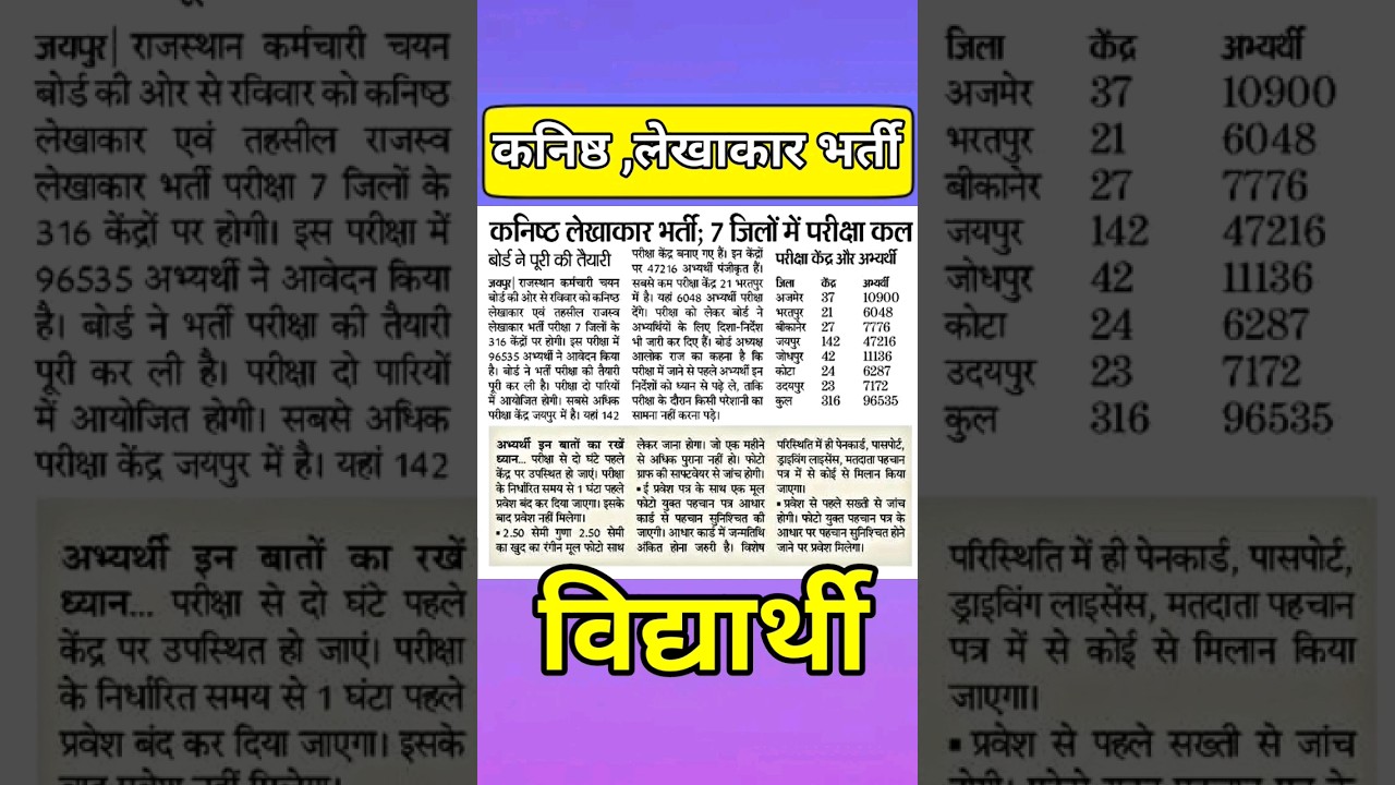 junior accountant latest news | jr accountant latest news | #junioraccountant #jrcutoff #shorts