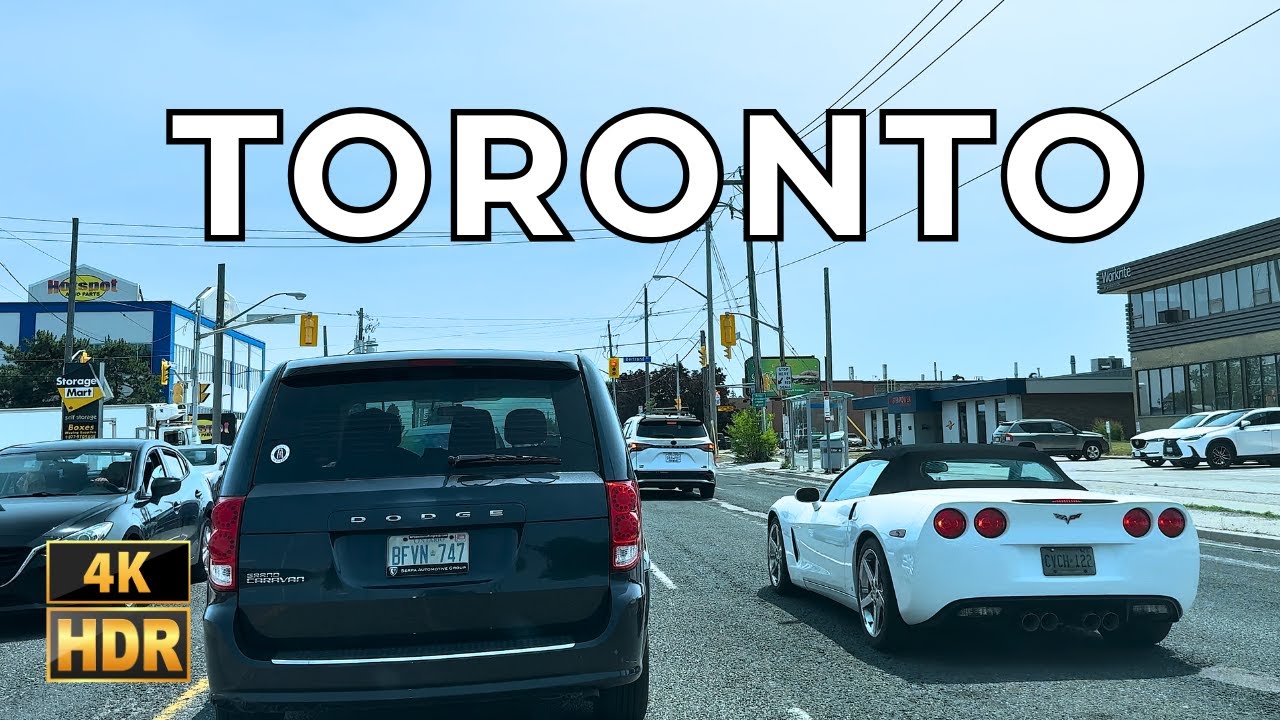 Lawrence Ave Journey: Etobicoke, Yonge & Scarborough to Rouge Beach | Toronto 4K HDR POV Drive