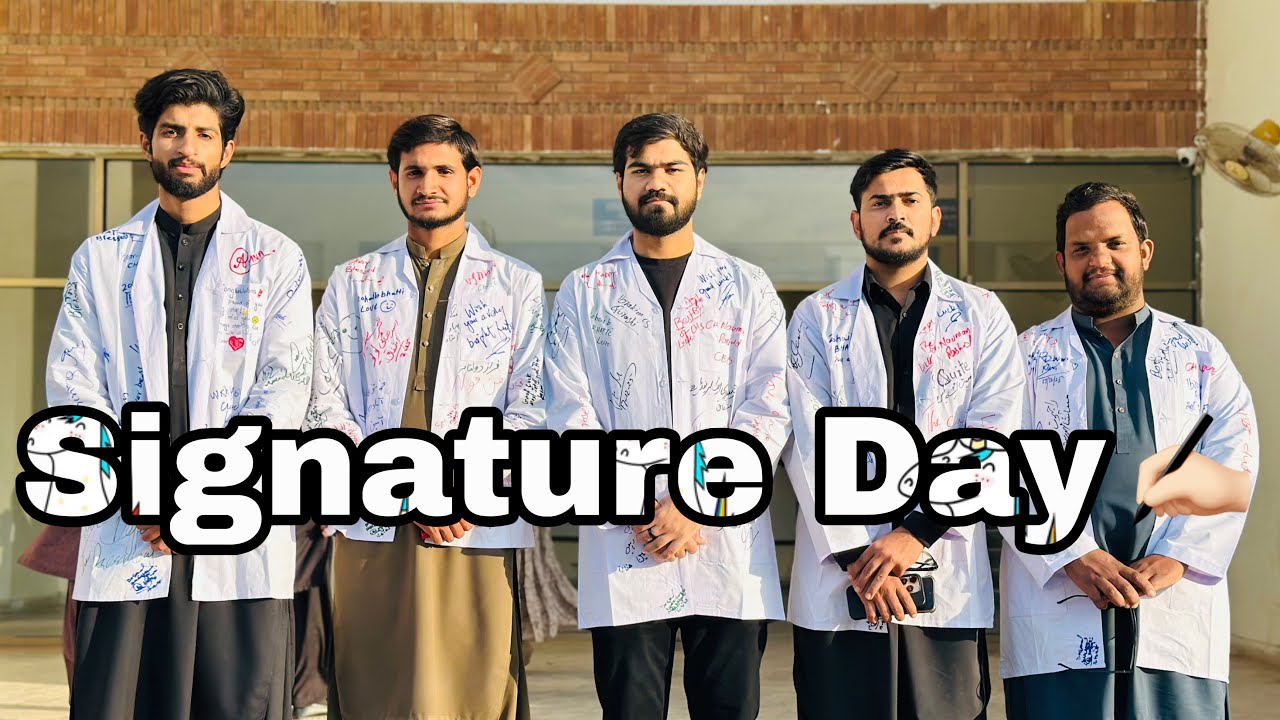 Signature Day ✍🏻 COMSATS University 🎓❤️ | Batch 2022 - 2026 🎓👨🏻‍🎓| End of this Beautiful Journey🥹🎓
