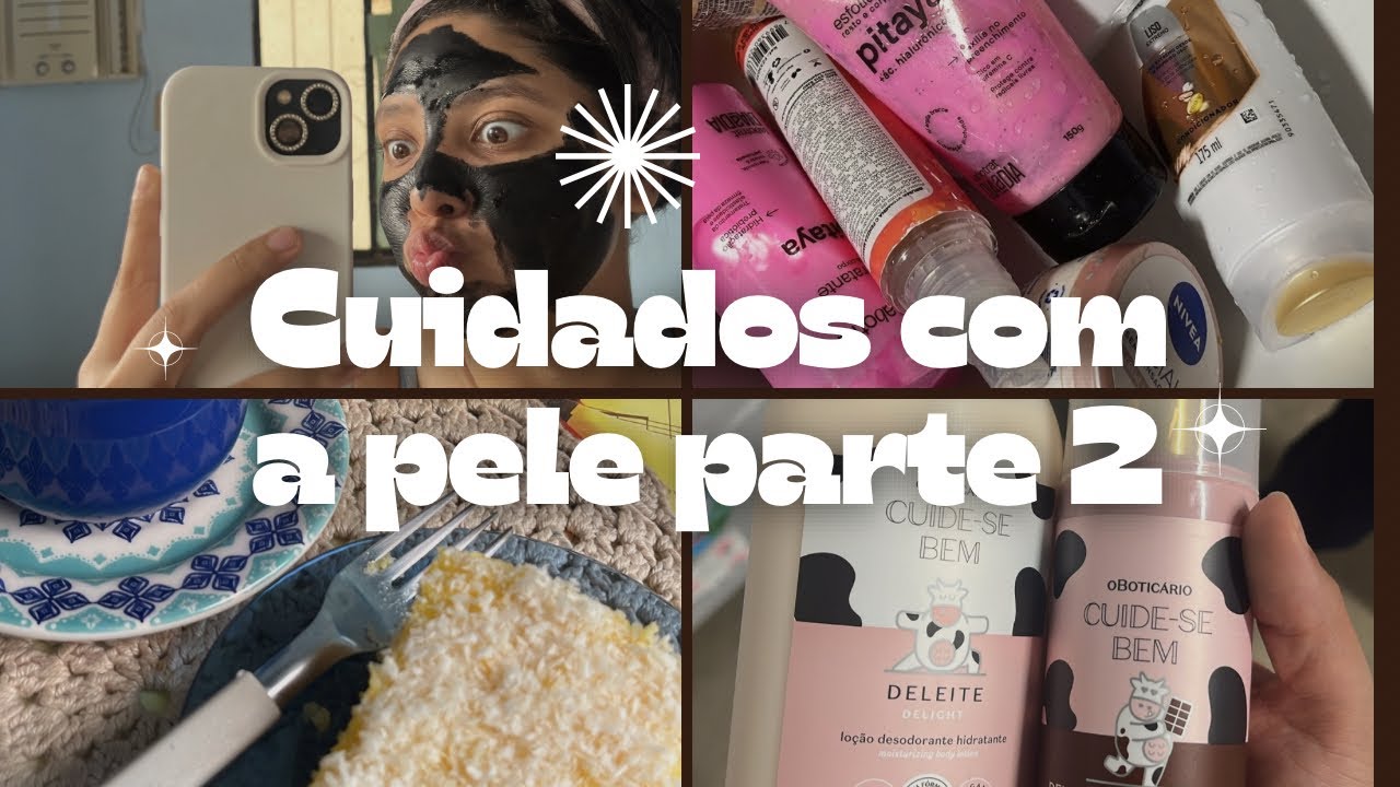Cuidados com a pele (skincare) parte 2🫧💆🏻‍♀️🎀☕️