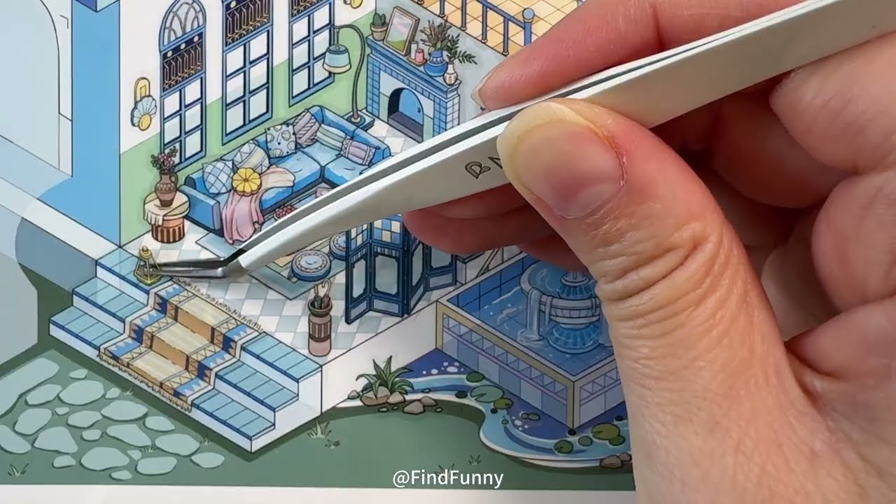Can I Finish This? 😱 DIY Extra-Large Scene with 300+ Stickers! (Satisfying ASMR)