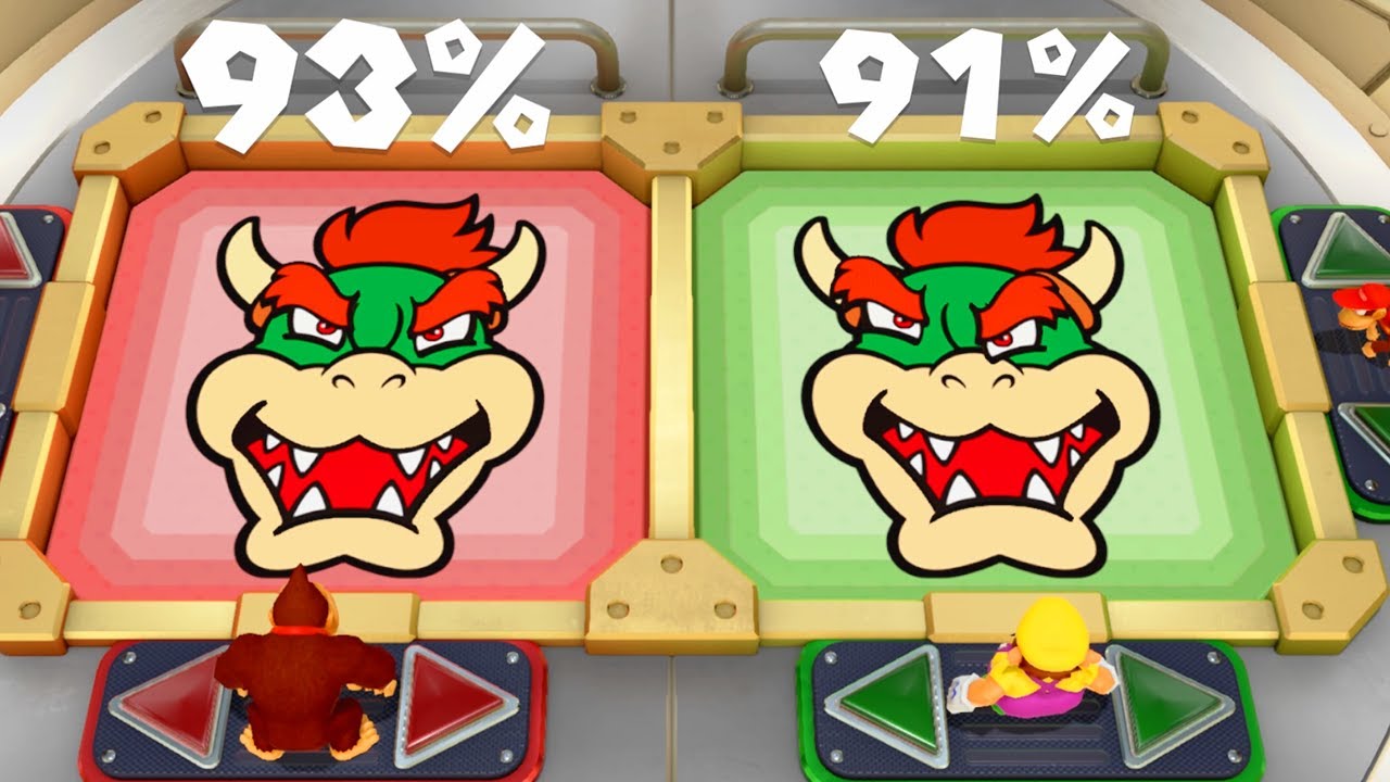 Super Mario Party Minigames - Mario vs Donkey Kong vs Wario vs Diddy Kong
