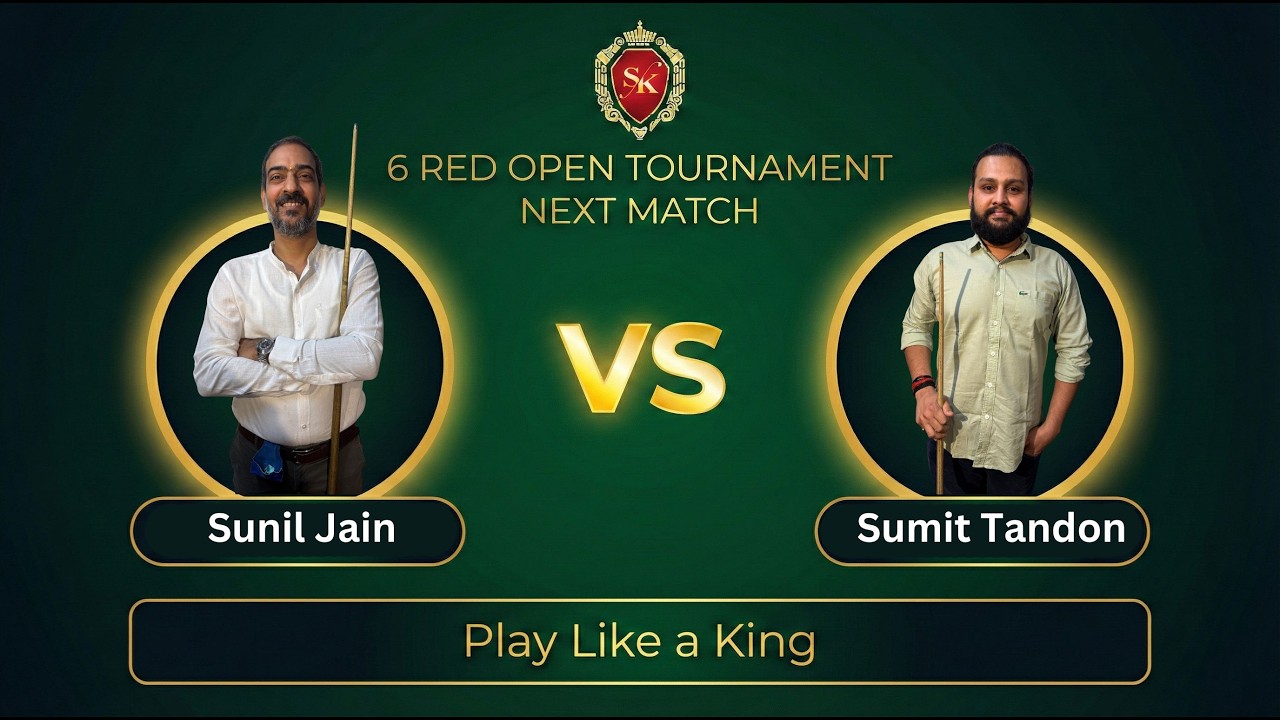Snooker King 6 Ball Open Tournament | LIVE MATCH | DAY 5 TABLE 1 (12:00 PM)