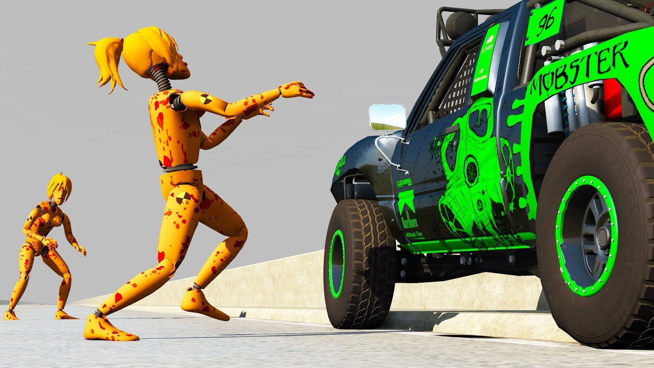 Green Survival – Crash Test Zombies – BeamNG Drive | Demolition Republic
