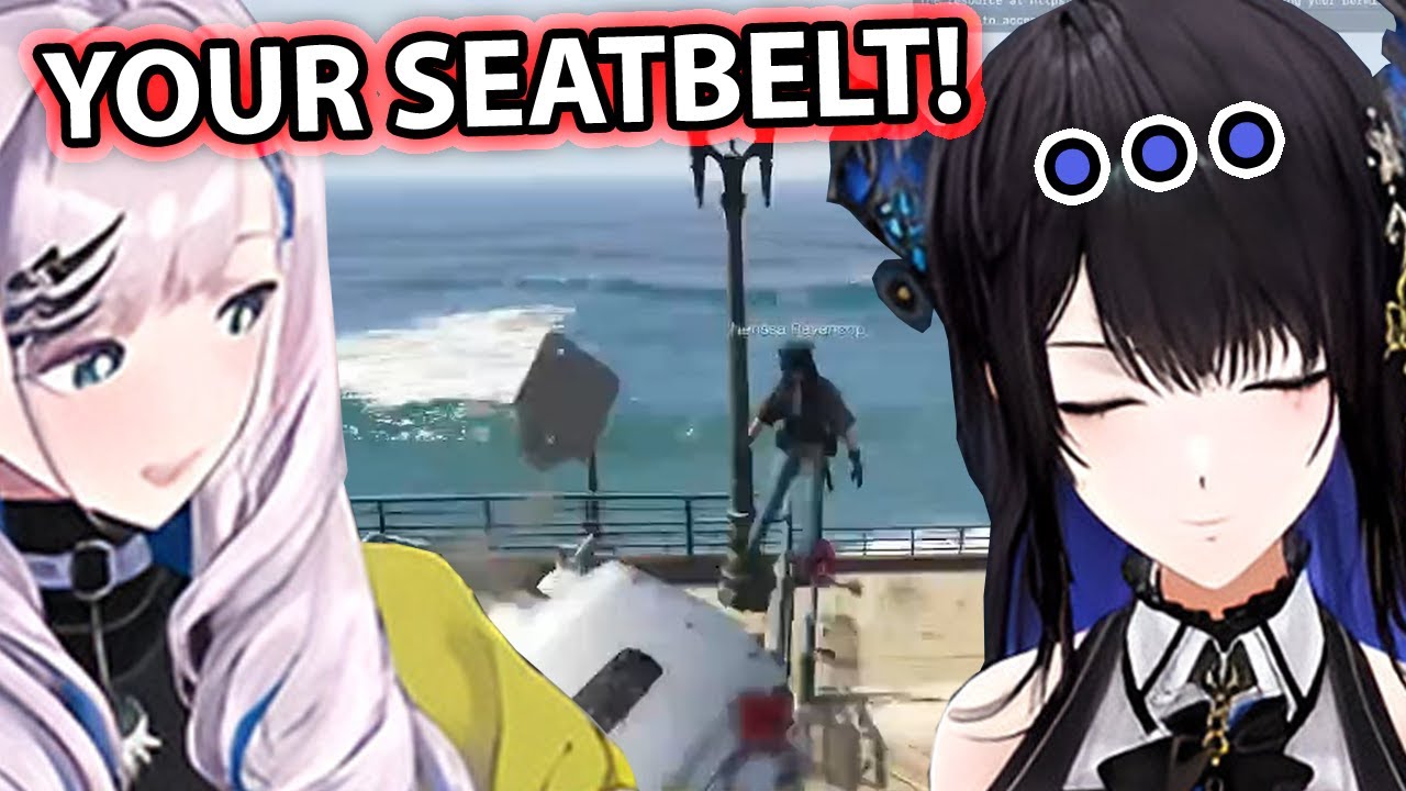 Nerissa flew into the ocean (she forgot to put on her seatbelt)