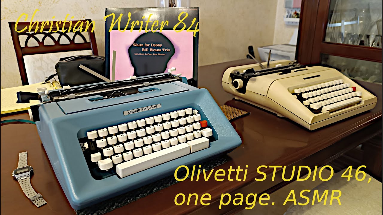 Olivetti STUDIO 46, one page. ASMR