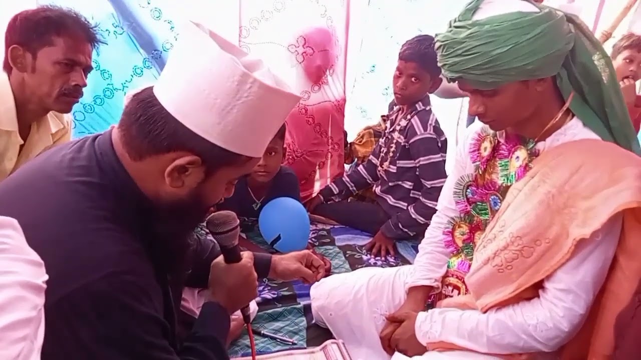Nekaah prate Hoye Md Masood Alam Ansari ۔ ALLAH TAAALA NEK SALEH AOULAD ATA FARMA۔(Md Zakir Hussain)